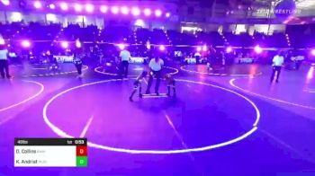 46 lbs Quarterfinal - Dominic Collins, Ravage vs Keo Andrist, ReZults Wrestling