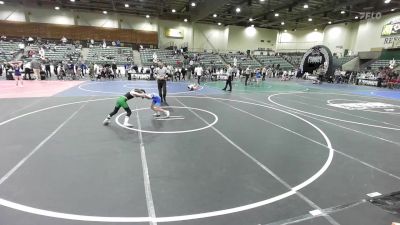 65 lbs Semifinal - Vince Campbell, Red Wave vs Cailin Kelsay, Willits Grapplin Pack