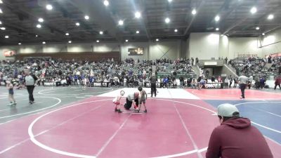 43 lbs Consi Of 8 #2 - Deagan Broncheau, Lewiston WC vs Zyaire Stallworth, Stockton Combat Wrestling