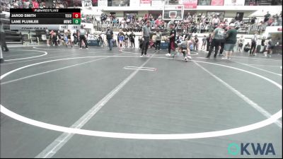 67 lbs Consi Of 8 #2 - Jarod Smith, Tecumseh Youth Wrestling vs Lane Plumlee, Mustang Bronco Wrestling Club