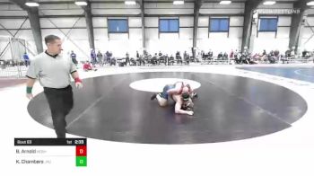 197 lbs Round Of 16 - Dave MacNiel, Bridgewater vs Chris Cratsley, Messiah