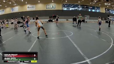 92 lbs Round 5 (6 Team) - Daylin Fraley, Kardiac Kidz vs Quinn Smith, CP Wrestling Academy