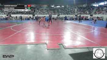 123 lbs Round Of 16 - Dawson Beckley, Broken Arrow vs Kolby Pierce, McAlester