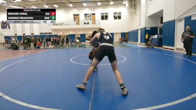 175 lbs Cons. Round 4 - Andrew Meadows, Mount Airy High School vs Ibrahim Dheel, Mountain View