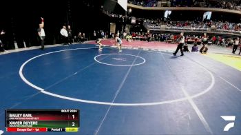 6A 132 lbs Champ. Round 1 - Xavier Royere, Houston Westside vs Bailey Earl, San Antonio Roosevelt