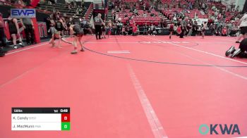 58 lbs Consi Of 8 #2 - Kaiden Candy, Sperry Wrestling Club vs John MacMunn, Perry Wrestling Academy