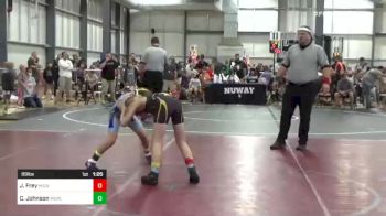 89 lbs Semifinal - Jayden Frey, Wizards Wrestling vs Conner Johnson, World Gold Wrestling