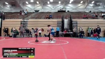 132 lbs Cons. Round 6 - Jaxson Rogers, South Spencer vs Zakai Hathaway, Indy West Wrestling