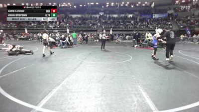 85 lbs Consi Of 16 #2 - Luke Longo, Clearview vs John Stevens, Olympic
