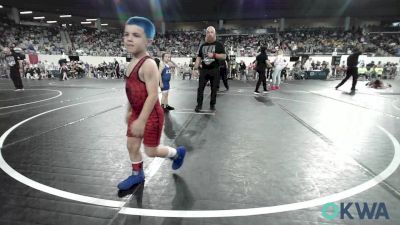 66 lbs Consi Of 8 #1 - Axel Gregory, Tulsa Blue T Panthers vs Coralynn Hensley, Little Axe Takedown Club
