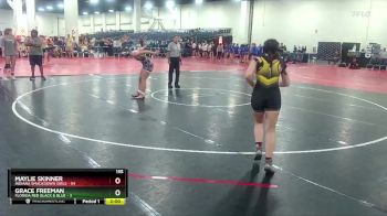 155 lbs Round 1 (8 Team) - Maylie Skinner, Indiana Smackdown Girls vs Grace Freeman, Florida Red Black & Blue