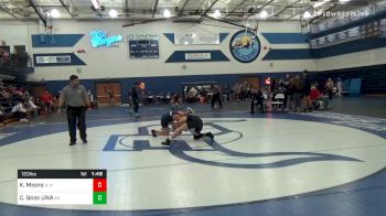 120 lbs Prelims - Kade Moore, Allen vs Casey Goss UNA, Broken Arrow