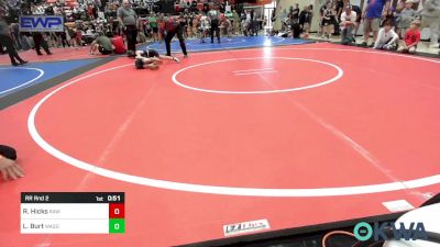 52 lbs Rr Rnd 2 - Roman Hicks, Raw Wrestling Club vs Laken Burt, Wagoner Takedown Club