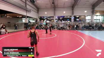 70 lbs Champ. Round 2 - Elijah Rodriguez, All American Wrestling Club vs Julian Medrano, Dumas Wrestling