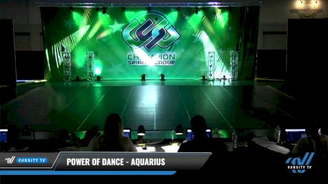 Power of Dance - Aquarius [2021 Junior - Contemporary/Lyrical - Small Day 2] 2021 CSG Dance Nationals