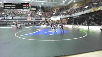100 lbs Quarterfinal - Ginger Landis, Douglass Hs vs Nora Mitchell, Rossville Hs