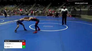 75 lbs Semifinal - Kaiden Skodak, Simmons Academy vs Willy Goss, Moses Lake WC