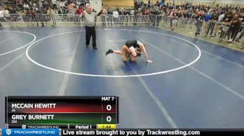 106 lbs Champ. Round 2 - Grey Burnett, OH vs McCain Hewitt, IA