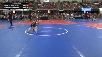 54 lbs Cons. Round 2 - Cashton Morrison, Mizfitz vs Koulee McAllister, Ronan Wrestling