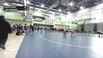 190 lbs Champ. Round 1 - Daniem Pacheco, CARSON vs Tony Hernandez, CANOGA PARK