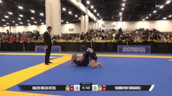 Yasmin Paff Burgareli vs Mazzie Milles Hetzel 2025 World IBJJF Jiu-Jitsu No-Gi Championship