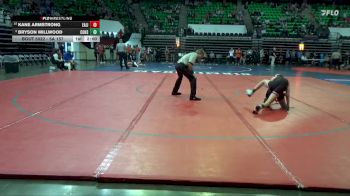 5A 157 lbs Champ. Round 1 - Kane Armstrong, East Limestone vs Bryson Millwood, Corner