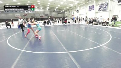 114-125.9 lbs Champ. Round 2 - Peyton Longley, Team Nazar Training Center vs Madeline Eris-hanson, North Dakota