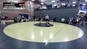 43 lbs Round 2 - Lillian Blaisdell, Brothers Of Steel Wrestling Club vs Avery Pennington, Small Town Grims