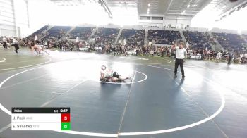 74 lbs Rr Rnd 2 - Jaxon Peck, Aniciete TC vs Ezra Sanchez, Total Kaos