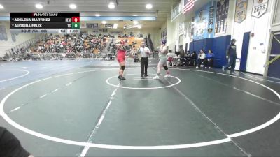 235 lbs Cons. Semi - Audrina Felix, Temescal Canyon vs Adelena Martinez, Hemet