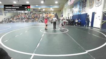 235 lbs Cons. Semi - Audrina Felix, Temescal Canyon vs Adelena Martinez, Hemet