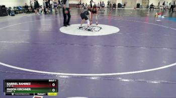 105 lbs Round 1 (3 Team) - Gabriel Ramirez, K-W vs Mason Kirchner, F/MCC