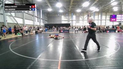 U17 Women - 61 lbs Cons. Round 4 - Stella Pettitt, WI vs Mia Hooper, CA
