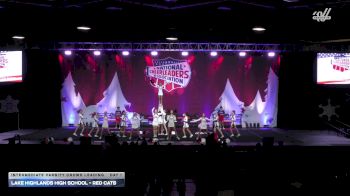 Lake Highlands High School - Red Cats [2025 Intermediate Varsity Crowd Leading Day 1] 2025 NCA State of Texas Regional