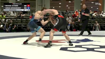87 lbs Quarters - Michael Altomer, Curby/NYAC vs Adrian Artsisheuskiy, New York Athletic Club