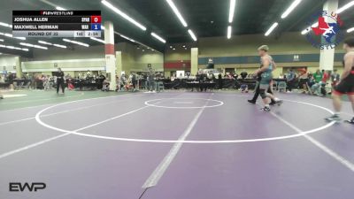 165 lbs Round Of 32 - Joshua Allen, Spartan Mat Club vs Maxwell Herman, WAR Training Center