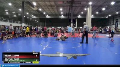 85 lbs Champ. Round 1 - Grayson Davis, Great Neck Wrestling Club vs Brodie O`Keefe, Hanover Hawkeye