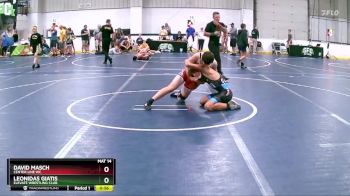 130 lbs Cons. Round 3 - David Masch, Center Line WC vs Leonidas Giatis, Elevate Wrestling Club