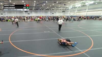 61 lbs Quarterfinal - Caden Kremski, Unattached vs Miguel Flores, Unattached