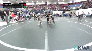 43 lbs Semifinal - Zayden Lewis, Team Nomad vs Brantley Lynn, Lexington Wrestling Club