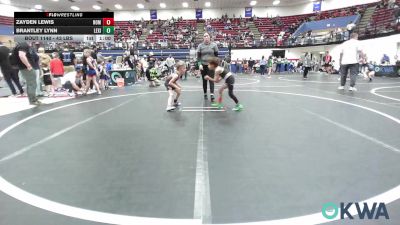 43 lbs Semifinal - Zayden Lewis, Team Nomad vs Brantley Lynn, Lexington Wrestling Club