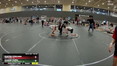 92-96 lbs Semifinal - Hunter Steelman, Unattached vs Xander Parra, Witchduck Training Facility