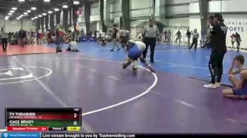 130 lbs Round 5 (6 Team) - Gage Brady, Sons Of Atlas vs Ty Thrasher, Oklahoma Tornados