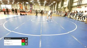 285 lbs Rr Rnd 1 - Joao Pedro Pires, MetroWest United Black vs Mathew Misch, Attrition Wrestling Gold