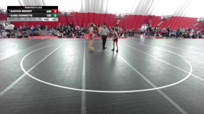 12U Boys - 108 lbs Semis - Eli Grotelueschen, Dodgeland Youth Wrestling Club vs Connor Burke, Wisconsin