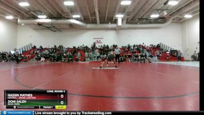 132 lbs Cons. Round 3 - Doni Saleh, Bear Creek vs Hassin Maynes, Central - Grand Junction