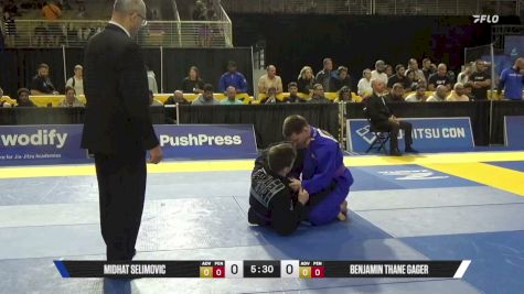 Benjamin Thane Gager vs Midhat Selimovic 2026 Pan Jiu Jitsu IBJJF Championship