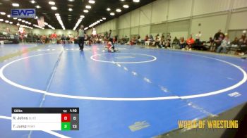 58 lbs Rr Rnd 1 - Ryzen Johns, Oklahoma Elite 9U vs Tuff Jump, Powerhouse Elite 9u