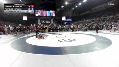 100 lbs Champ. Rd Of 32 - Tatiana Alexander, NY vs Vivienne Popadiuc, NM