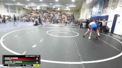 113 lbs Quarterfinal - Jesse Eliders, Villa Park vs Hunter Jauregui, Fountain Valley